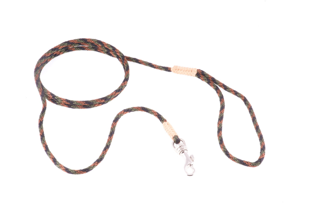 Nylon Snap Leads for Dogs, size 4 ft x 1/8in or 4mm