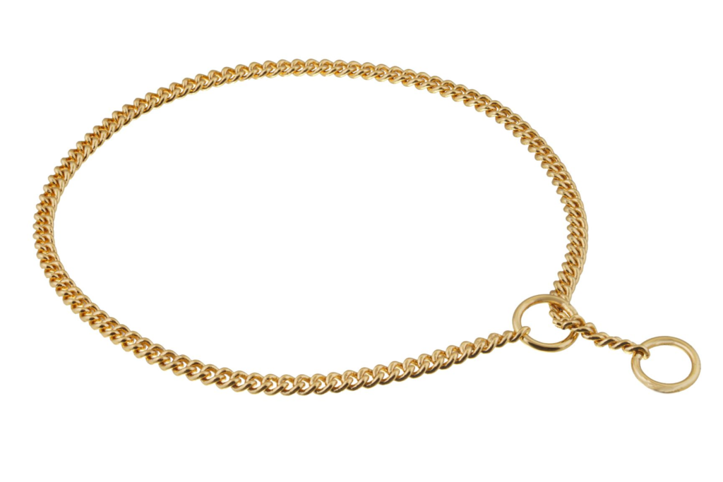 Slip Curve Show Chain Collar (10 in x 1.4 mm)