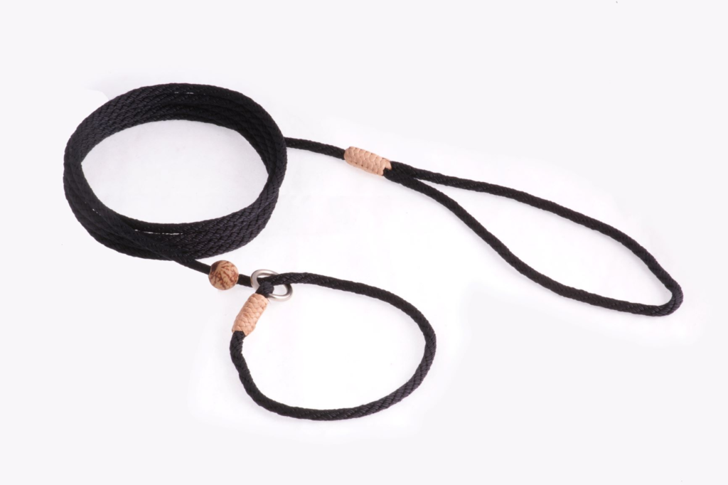 Nylon Slip Lead Stopper for Dogs, size 6 ft x 1/8in or 4mm