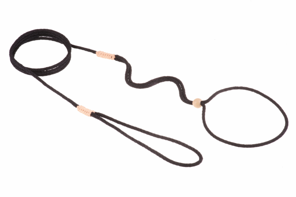 Nylon Adjustable Loop Lead for Dogs, size 52in x 1/16 or 2 mm