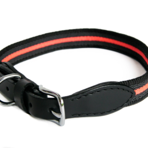Alvalley Reflective Anti-Slip Dog Collar with Buckle (22 in x 1 in )