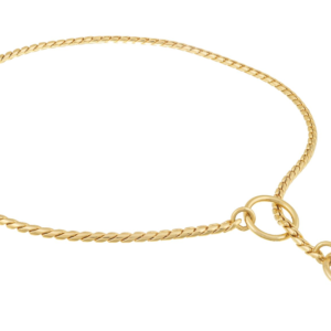 Slip Snake Show Chain Collar (20 in x 3.8mm)