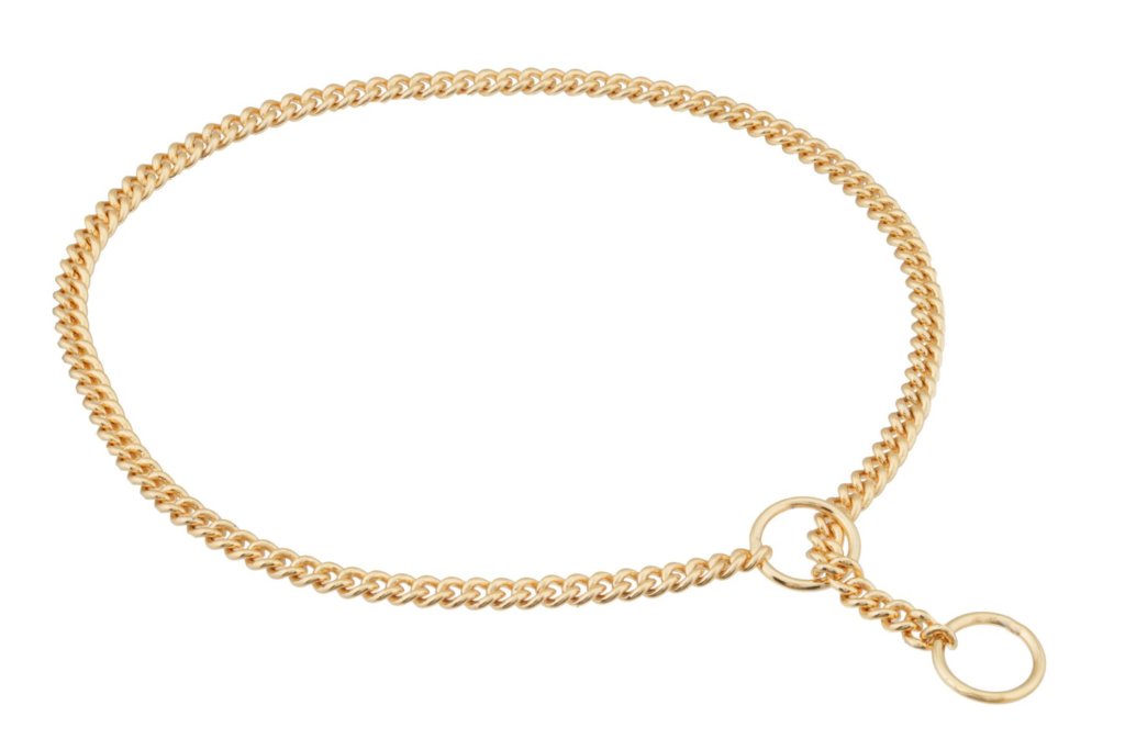 Slip Curve Show Chain Collar (14 in x 1.6 mm)