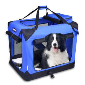 3-Door Collapsible Soft-Sided Dog Crate