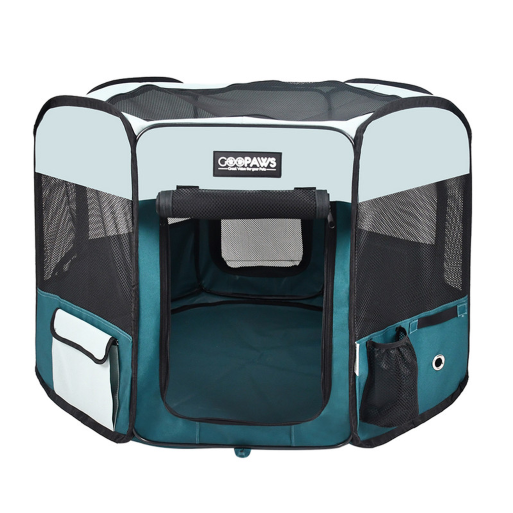 GOOPAWS Soft-Sided Dog & Cat Playpen