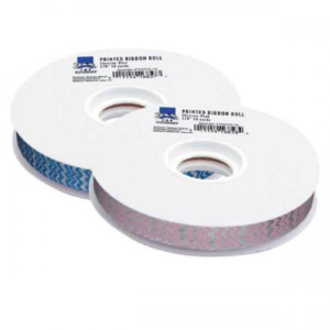 Printed Ribbon 50yds Chevron Blue for Dogs