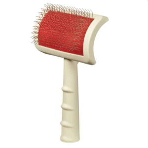 Universal Slicker Brush for Dogs, size S, color white