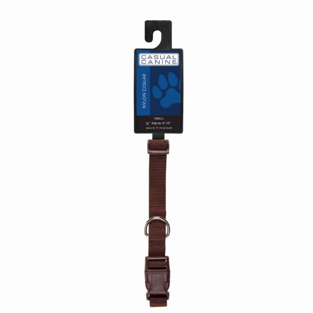 CC Dog Collar 14-20In Brn
