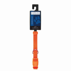 CC Dog Collar 6-10In Org