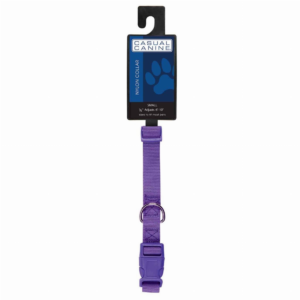 Dog Collar, size 18-26In, color purple
