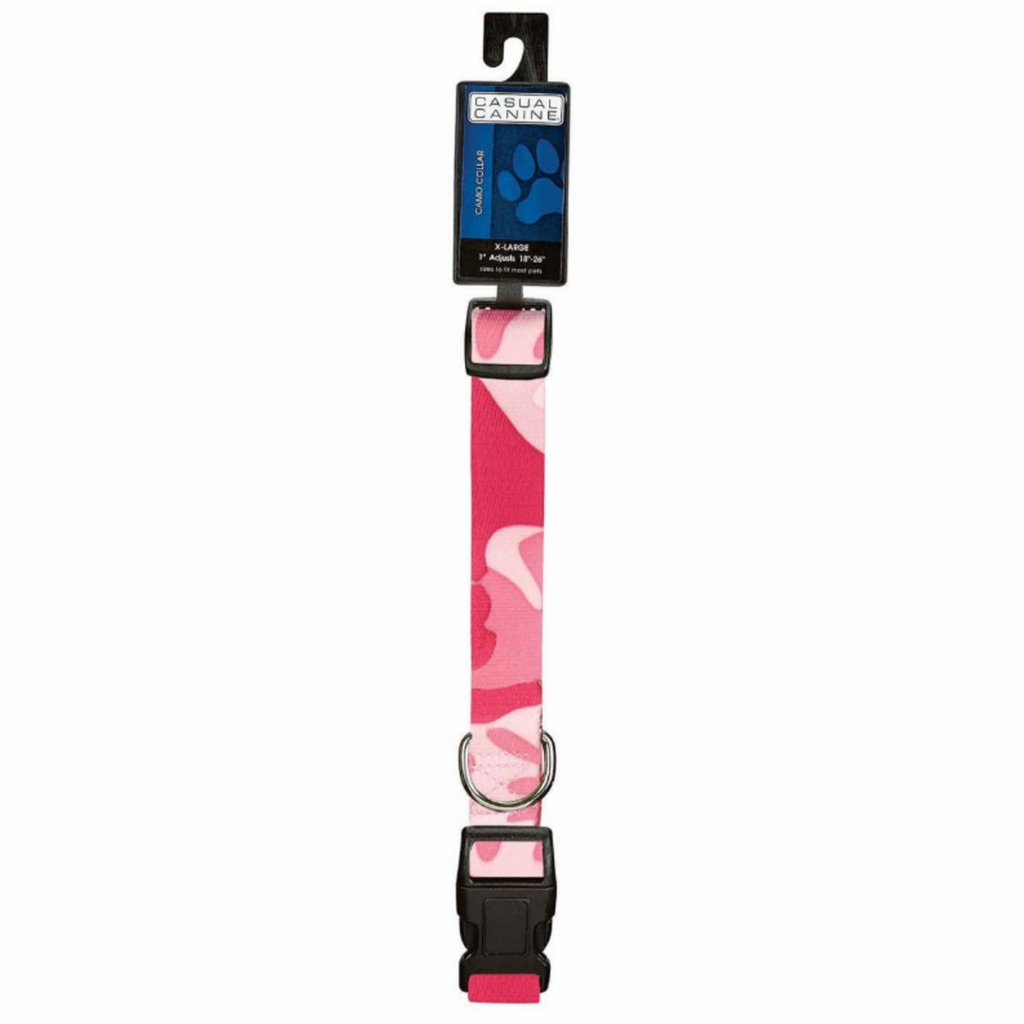 CC Camo Collar 18-26In Pnk