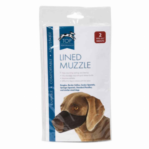 Lined Nylon Muzzle 5.5In Snout Sz 2 for Dogs