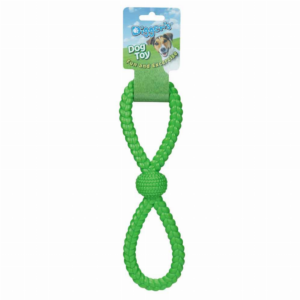 Digger Figure 8 Tugger Green for Dogs