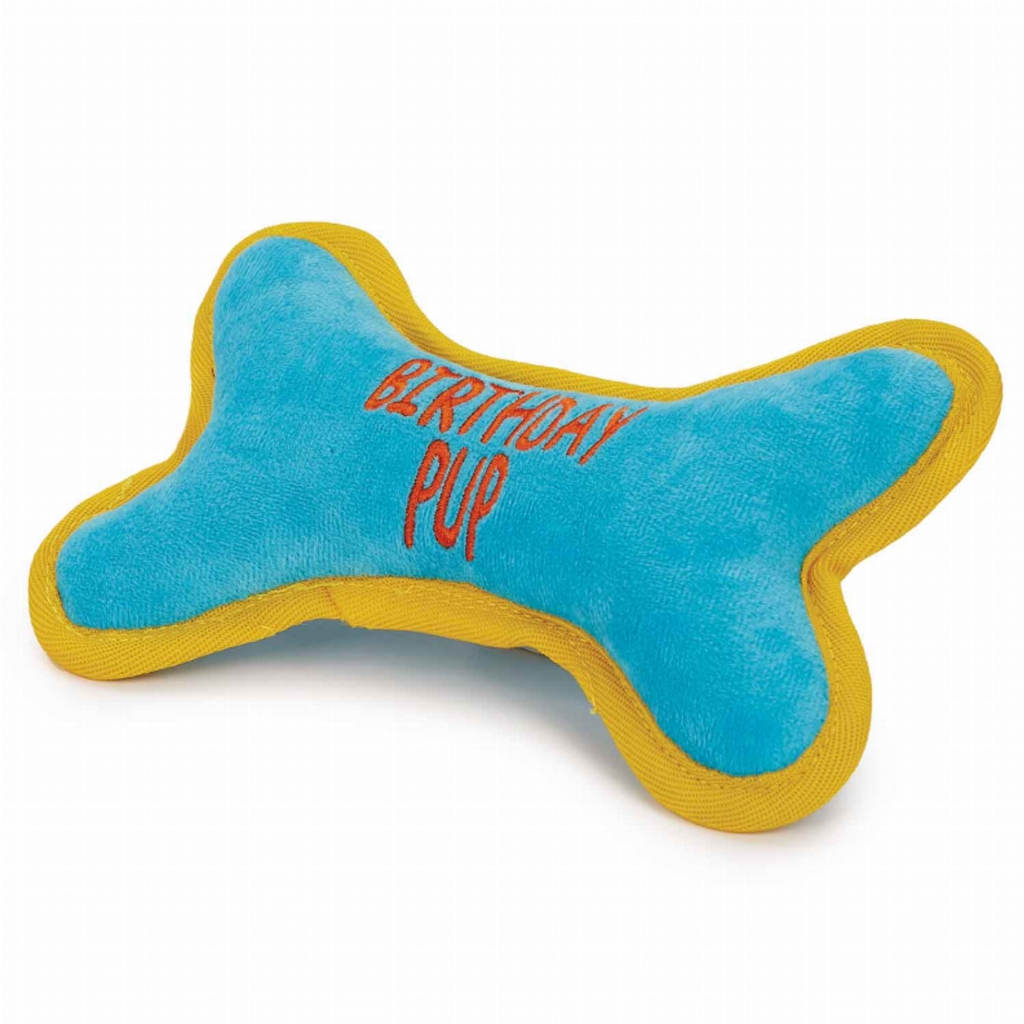 Birthday Pup Bone Blue for Dogs
