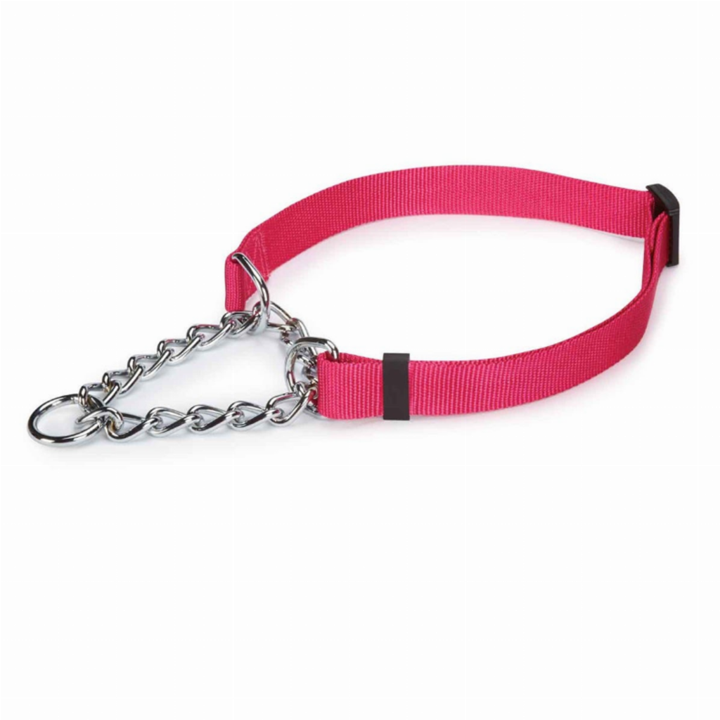 Martingale Collar for Dogs, size 22-34In, color pink
