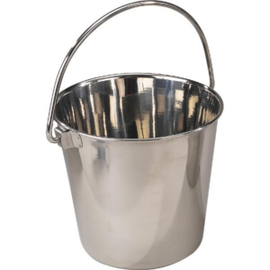 Heavy Duty SS Pail 1Qt for Dogs