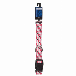 Patterns Collar Argyle for Dogs, size 14-20In, color pink