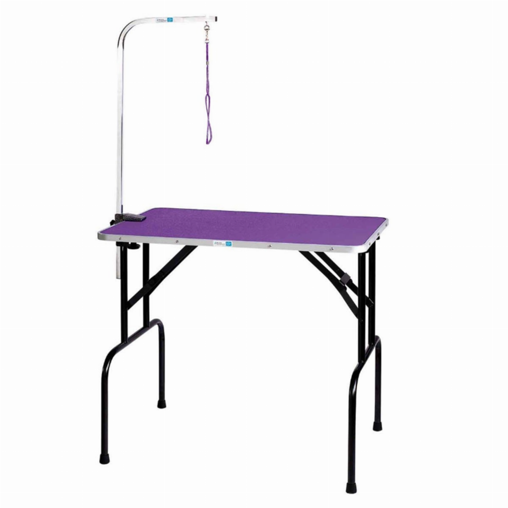 Groom Table w/36In Arm 36x24In Purple