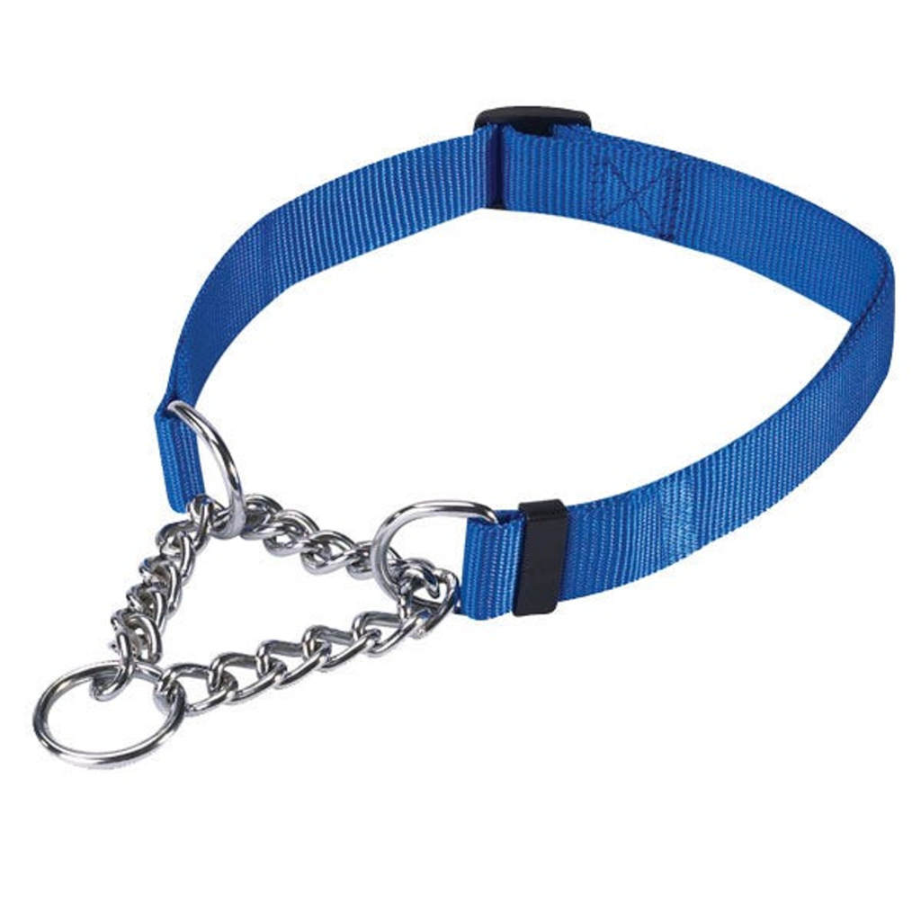 Martingale Collar for Dogs, size 22-34In, color blue
