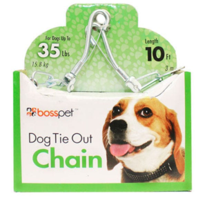 2.5Mm X 20 Tie Out Chain Twist for Dogs