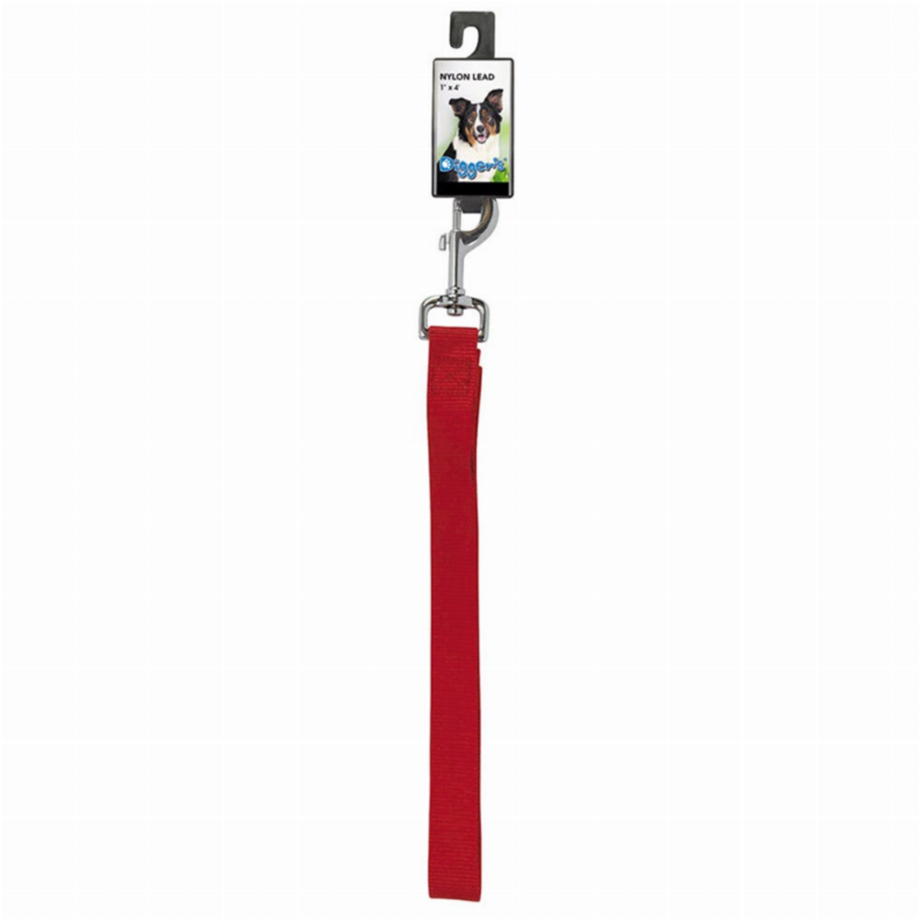 DGR 1in Nylon Lead 48in Red