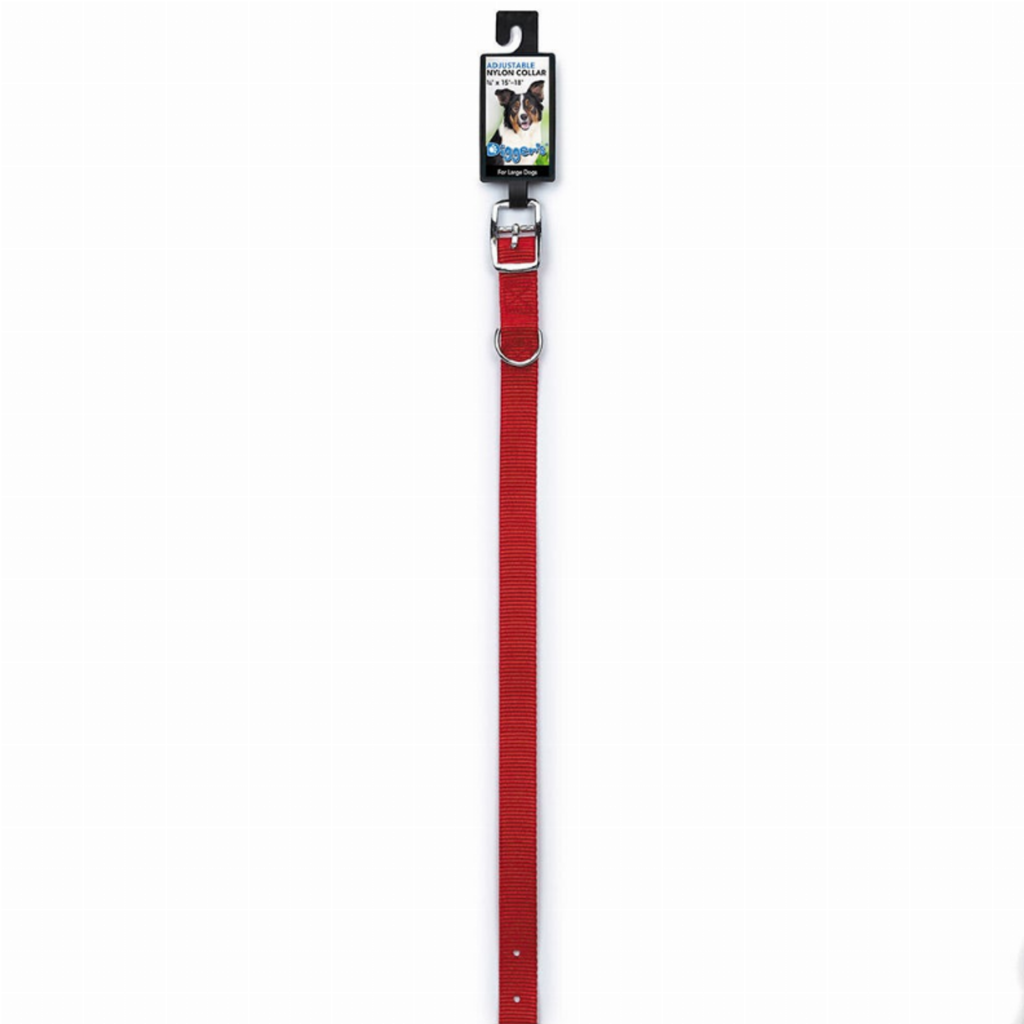 DGR 3/4in Nylon Collar 16in Red