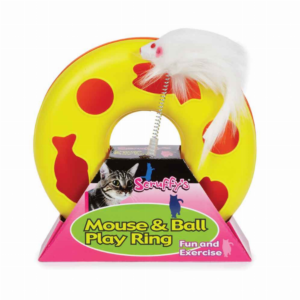 Scruffys Mouse Ball Play Ring for Cats