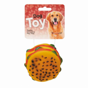 Vinyl Hamburger for Dogs
