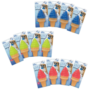 Toy Mini Ice CreamCone 12Pk for Dogs