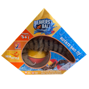 Beaver Ball Weasel Pet Toy, Motorized Pet Ball for Cats