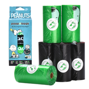 USDA Biobased Peanuts Leash Rolls for Dogs, size 60 CT