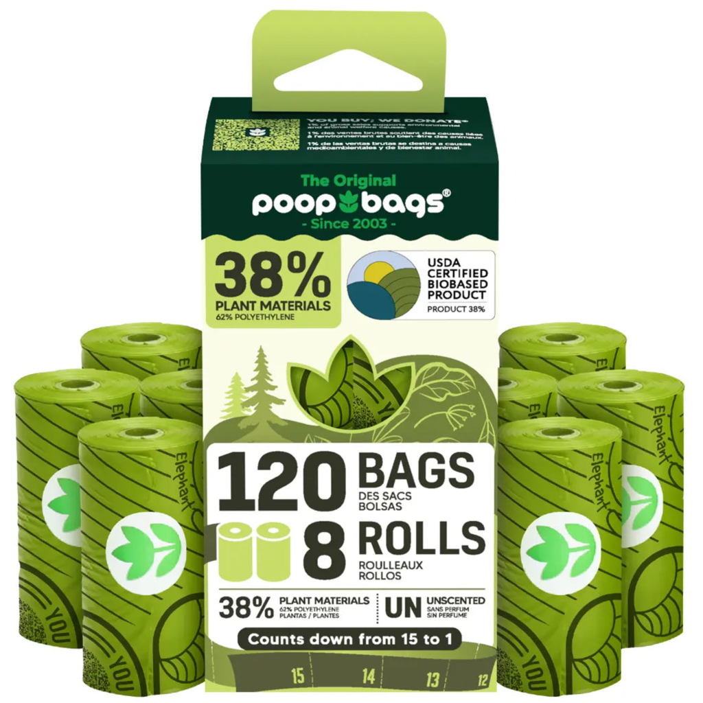 120 USDA Biobased Countdown Rolls for Dogs, size R