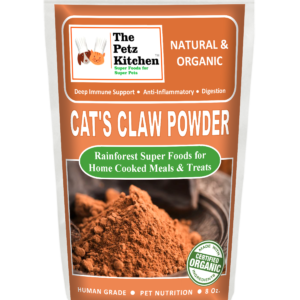 Cat'S Claw Powder Immune & Inflammation Support* The Petz Kitchen Organic & Human Grade Ingredients For Home Prepared Meals & Treats