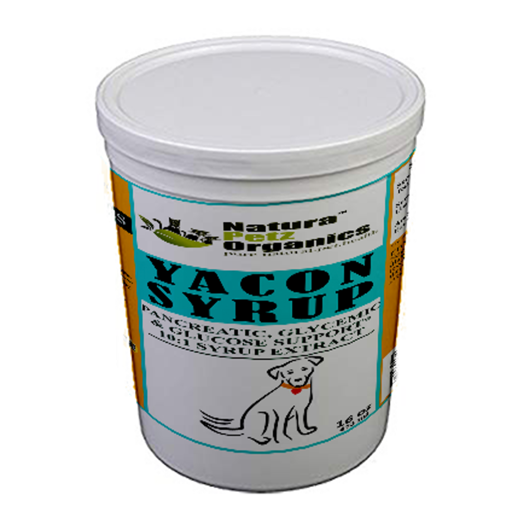 Yacon Leaf Syrup - Pancreatic Support* 10:1 The Petz Kitchen Yacon Syrup 10:1 Alcohol Free For Dogs & Cats* Meals & Treats