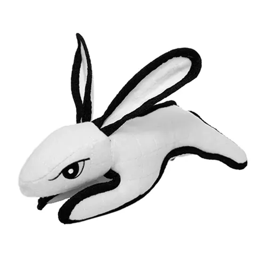 Tuffy Barnyard Rabbit White for Dogs