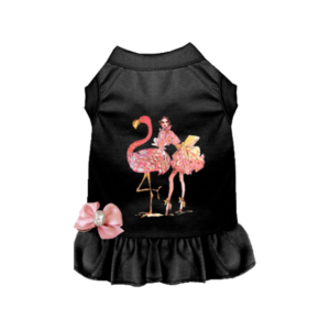 Fancy Flamingo Dress for Dogs