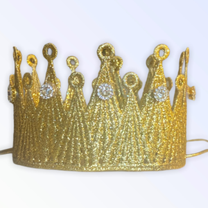 Glitter & Gold Crown for Dogs