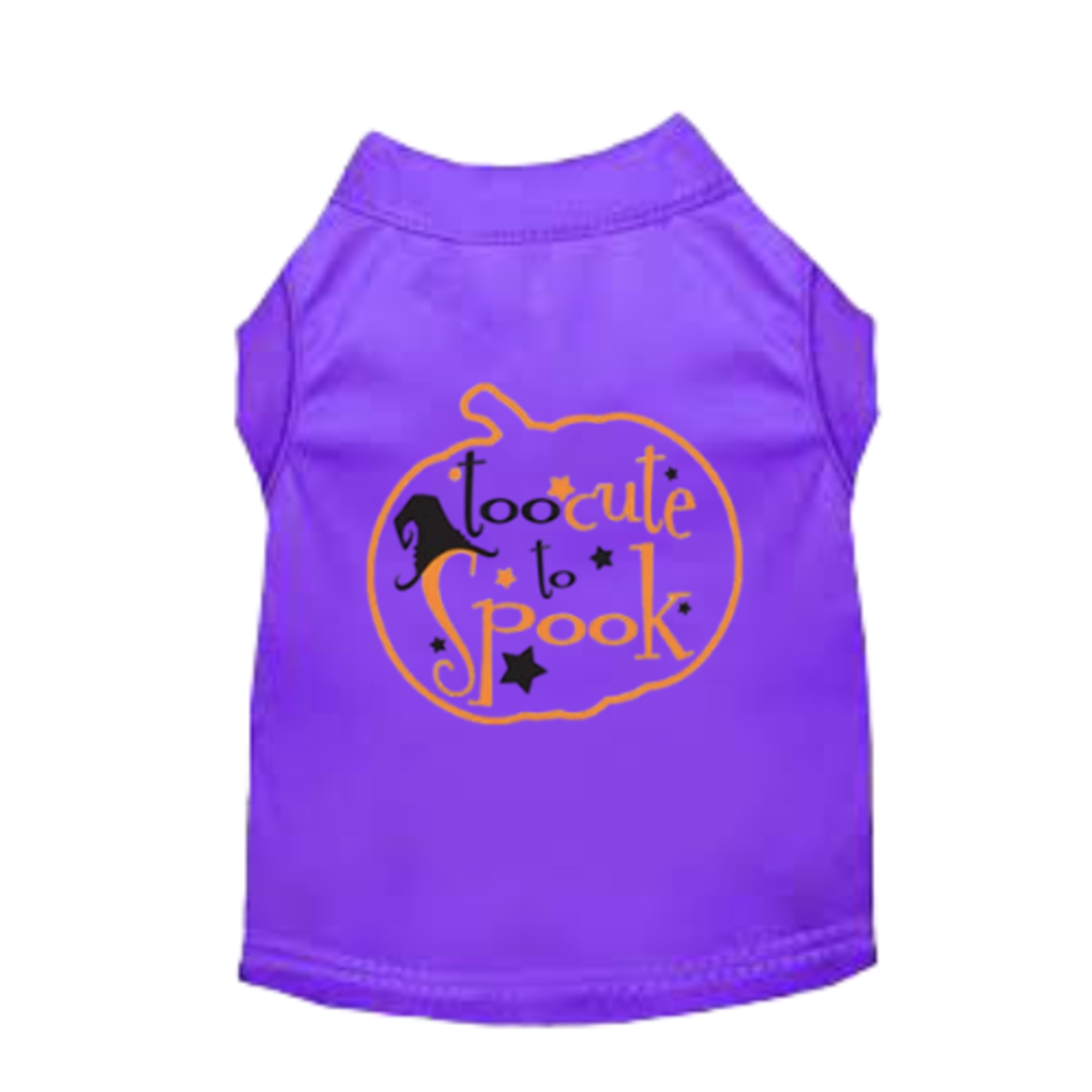 Too Cute to Spook Dog Tee