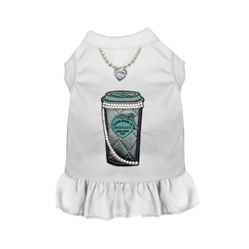 Return to Sniffany Caf Chic Pet Dress for Dogs