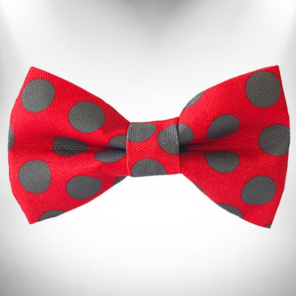 Polka Dot Dog Bow Tie