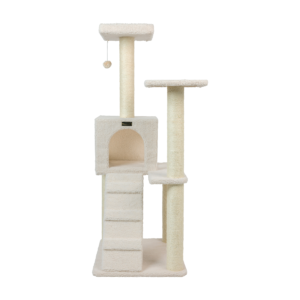 Fleece Covered 53″ High Cat tree