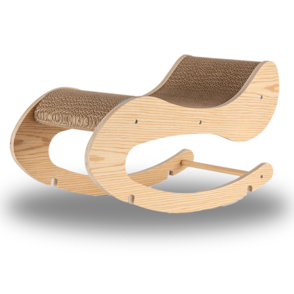 Armarkat Wooden Cat Rocking Chair Scratcher