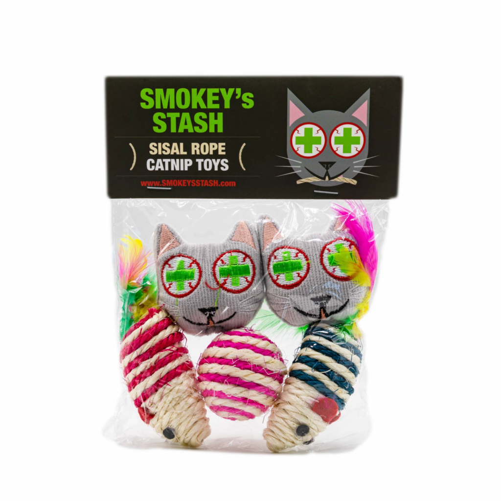 Catnip Toys Sisal Mouse for Cats