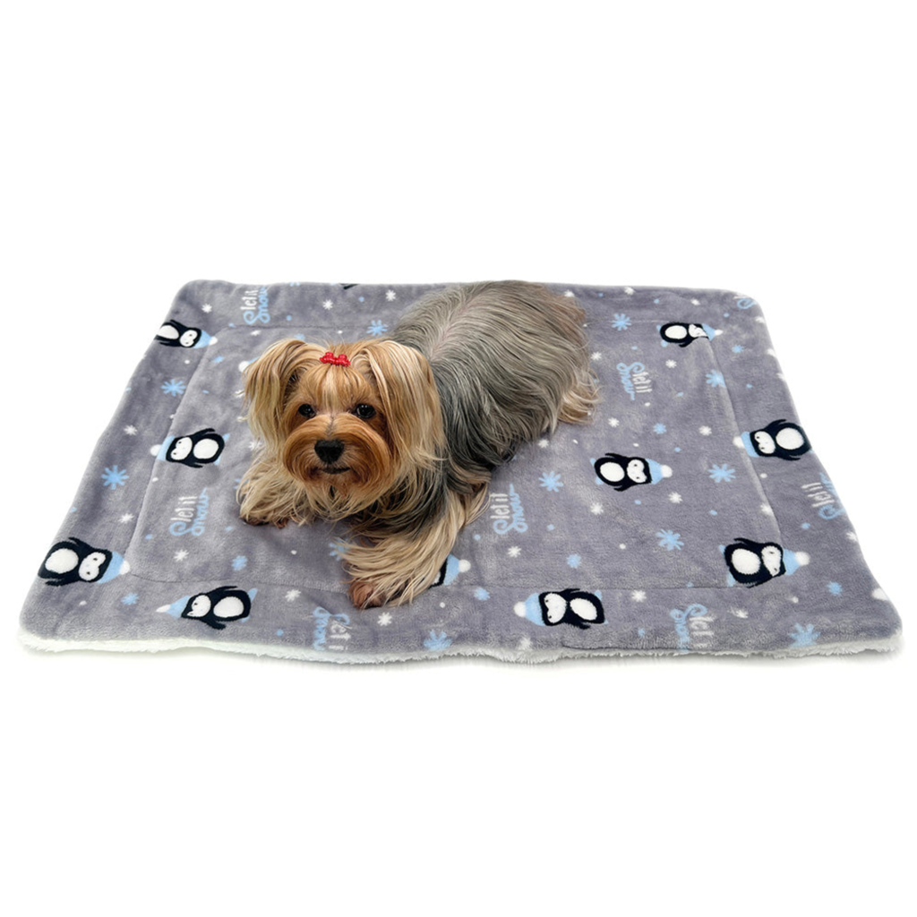 Ultra Thick Plush Penguins Blanket for Dogs