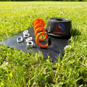 Double Dog Run Tangle-free Two Dog Tie Out Stake