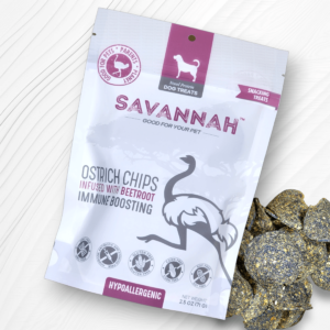 Ostrich Chips Beetroot : Flavorful, Immune-Boosting Treat Dogs