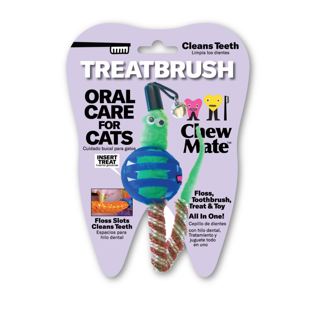 Oral Care Floss & Treat Toothbrush Toy