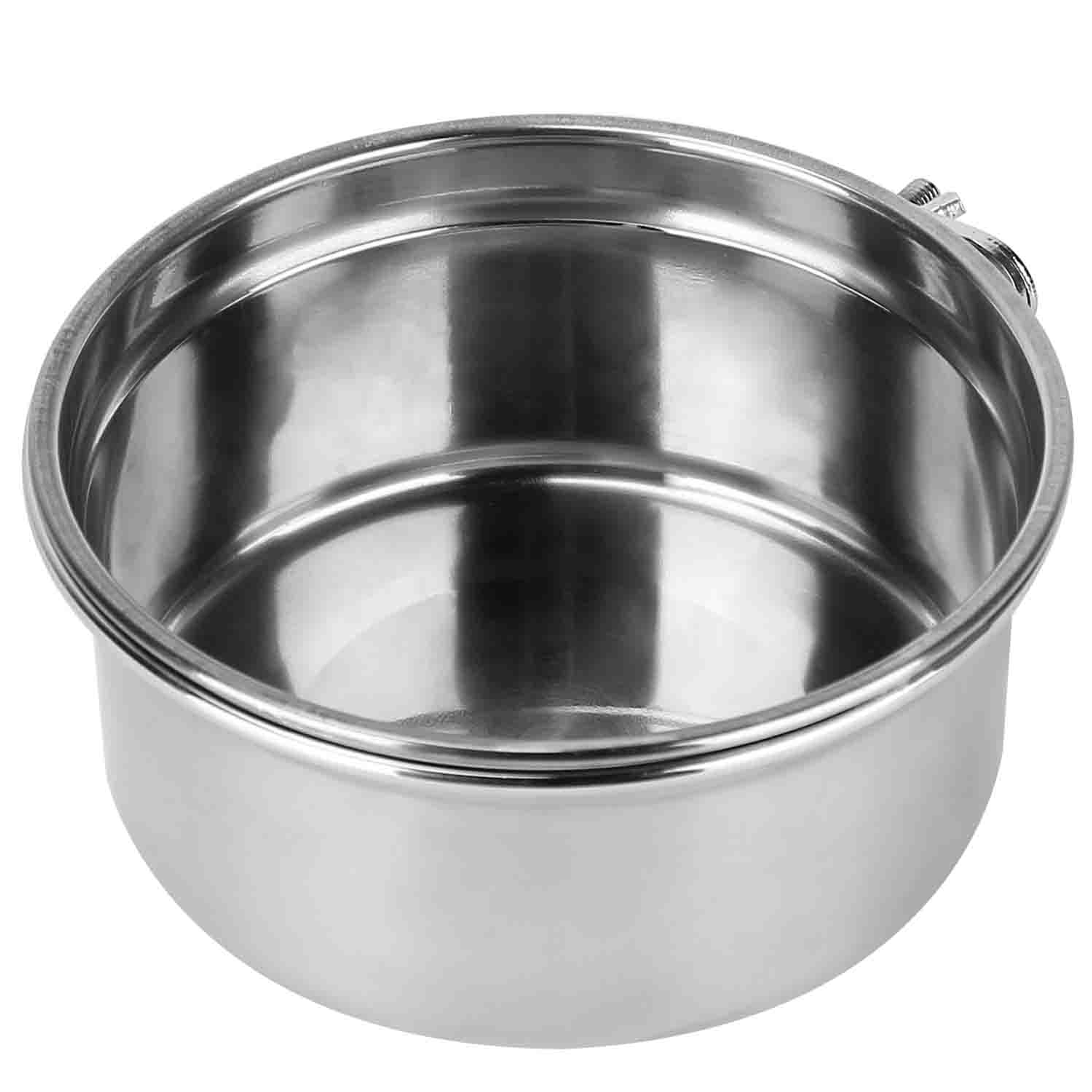 Stainless Steel Dog Bowl Pets Hanging Food Bowl