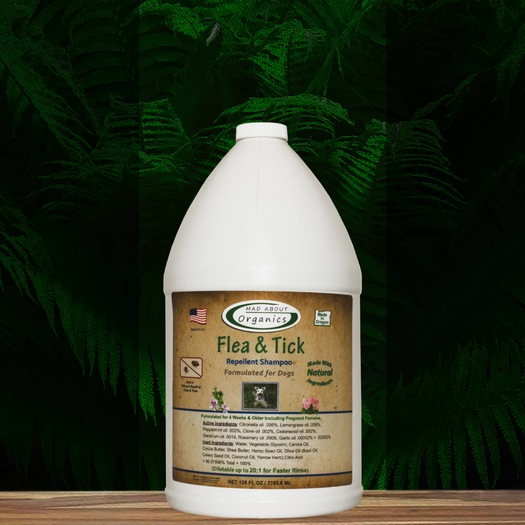 Flea And Tick Repellent Shampoo Formulated For Dogs