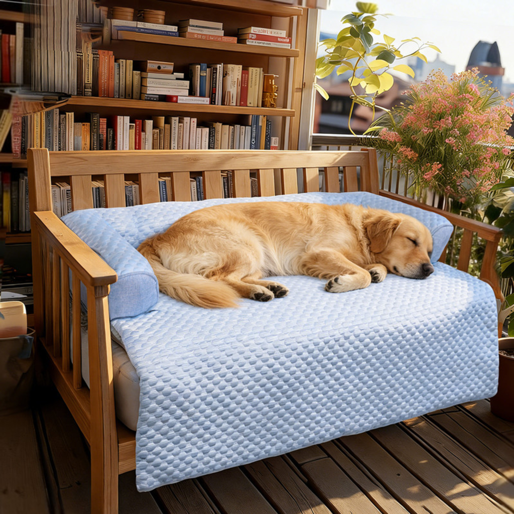 LFC PETS Cooling Sofa Bolster Dog & Cat Couch Cover